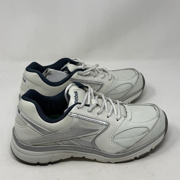 Reebok Return Run Oxford Sneakers Work Shoes Womens 9 M Off White Slip Resistant - Picture 3 of 16